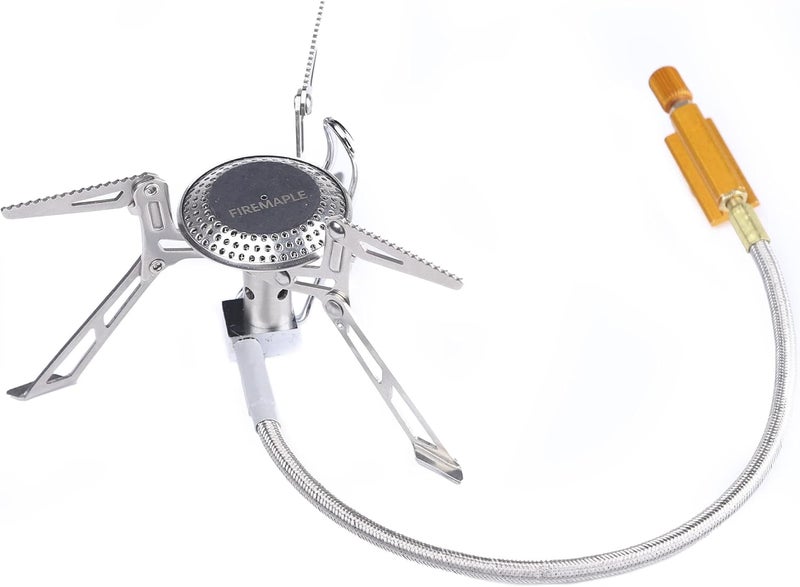 Fire-Maple Fire Maple FMS-118 Camping and Backpacking Stove | Portable Foldable Gas Burner with pre-heat tube | Ideal for Backpacking, Hiking, Camping, Emergency use - Image 1
